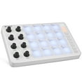 thumbnail image 5 of Beat Keyboard Machine White ABS for Music Making with Versatile Knobs and Rgb Pads, 5 of 7