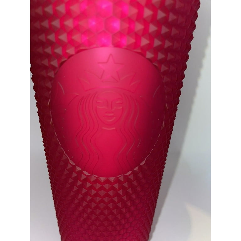Starbucks Mexico Pink Tinted Studded Cup 2022 Wanda