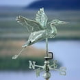 thumbnail image 6 of Good Directions 8805V1R Blue Heron Cottage Weathervane - Blue Verde Copper with Roof Mount, 6 of 9