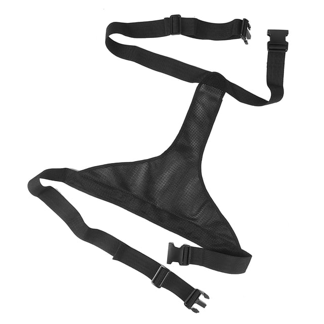 Cinturón de Seguridad ANGGREK para Silla de Ruedas Negro Ajustable Cojín de Asiento