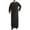 Black, variant on dzxyzu Men's Kaftan Thobe Muslim Robe Button Up Long Gown Kaftan Thobe with Pockets Mens Arab Thobe Long Sleeve Pocket Casual Robe 2024 Winter Saving