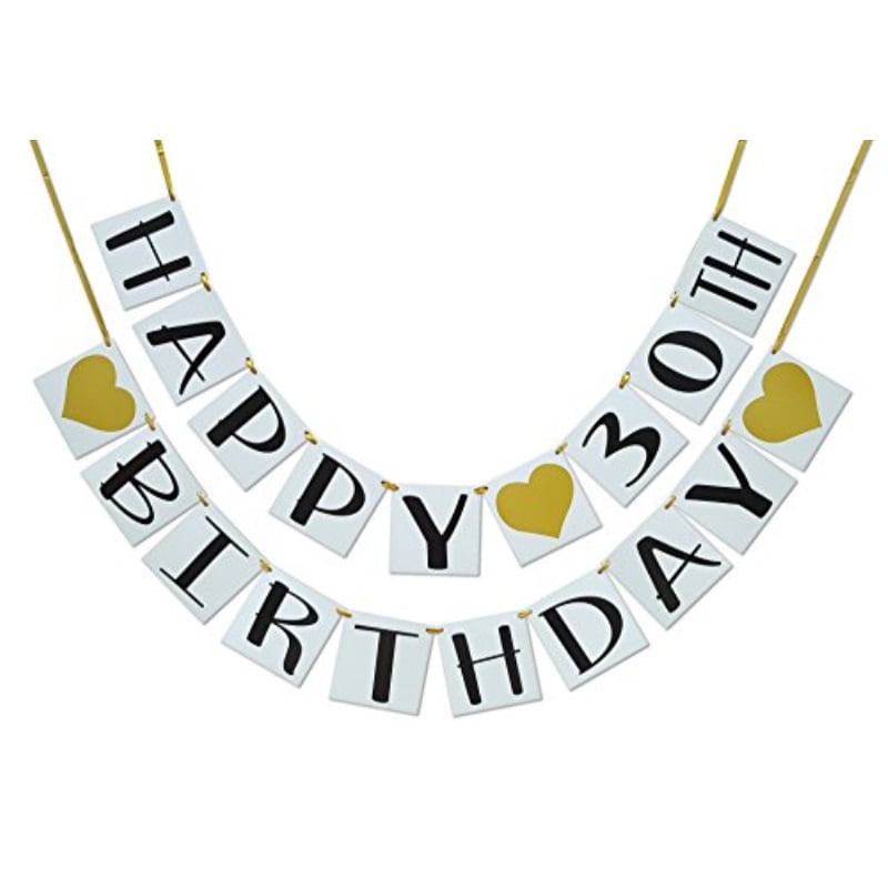 30th Birthday Banner Ideas