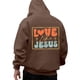 thumbnail image 3 of WILLBEST Sudaderas Navideñas para Hombre, Sudaderas Informales Holgadas con Estampado De Letras, Sudadera con Capucha para Uso Diario, Ropa De Calle Cómoda para Otoño e Invierno XGrande, 3 of 3