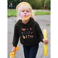 thumbnail image 2 of Buon Ferragosto Summer Objects Hoodie Toddler -Image by Shutterstock,  5 Toddler, 2 of 4