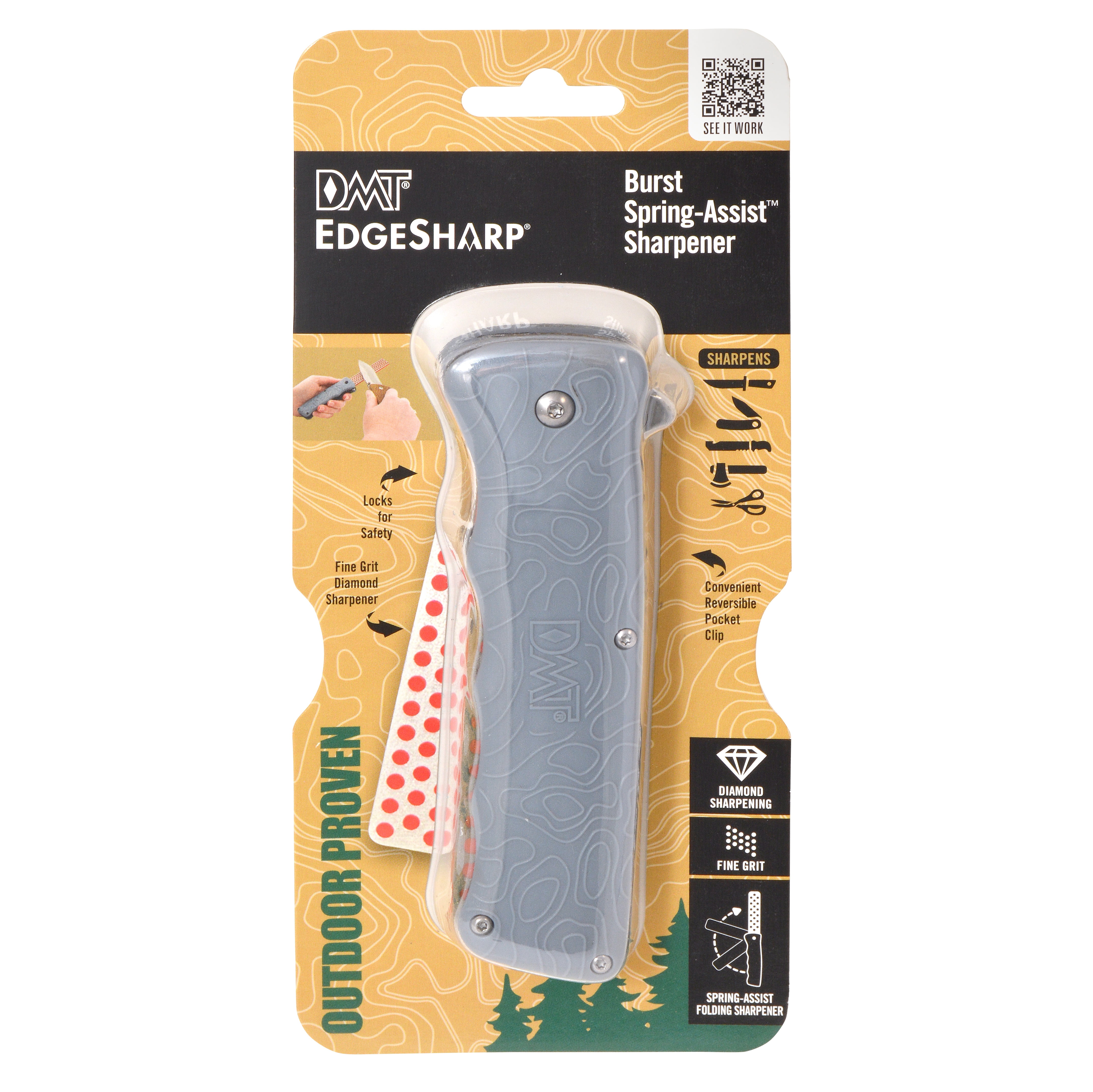 DMT GLIDE-Pro Z Multi-Angle Knife Sharpener With Tungsten Steel