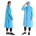 thumbnail image 2 of YUHAOTIN Womens Poncho Mens and Womens Protective Jacket Fashion Mountaineering Fishing Transparent Zipper Thickened Self Raincoat Mens Raincoat Long with Hood Mens Raincoat with Hood, 2 of 4