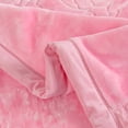 thumbnail image 6 of Shubozy Fleece Blanket King Size, Heavy Korean Mink, 85 X 95 Inches, 10Lbs, Soft and Warm, Thick Raschel Printed Mink for Autumn, Winter, Bed, Home, Gifts (Pink), 6 of 8