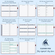 Clever Fox Planner 2nd Edition - Red
