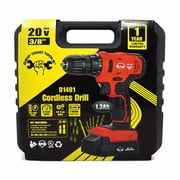 Cordless Drill, 20V, 3/8
