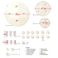 thumbnail image 2 of Kit de vergüenza de pastel anti gravedad Mejor de soporte de pastel Decoración del pastel Anti Gravity Pasting Hacer accesorios Decoración de la fiesta, 2 of 7