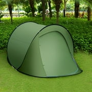 Pop-Up Tent An Automatic Instant Portable Cabana Beach Tent - Suitable For Upto 2 People - Doors On Both Sides - Water-Resistant & Uv Protection Sun Shelter - With Carrying Bag