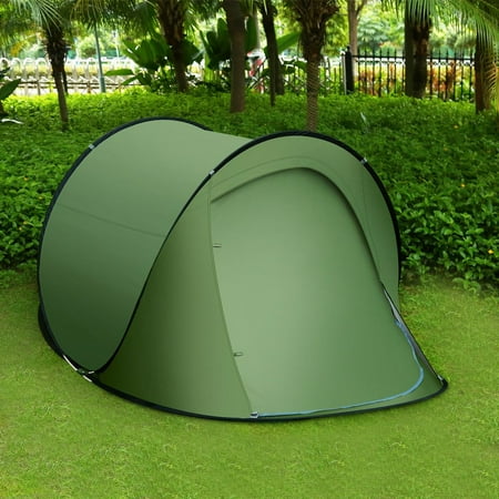 Pop-Up Tent An Automatic Instant Portable Cabana Beach Tent - Suitable For Upto 2 People - Doors On Both Sides - Water-Resistant & Uv Protection Sun Shelter - With Carrying Bag