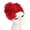 Red, variant on Meidiya Women Big Flower Turban Cap Multi-purpose Lightweight Breathable Muslim Cancer Chemo Hats Cover Hair Loss Head Scarf Headwrap Beanie