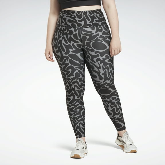 Reebok Women's Workout Ready Printed Leggings (Plus Size)