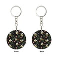 thumbnail image 2 of Naloa Bees Print Round Keychain Keychain Key Ring, Key Tag, Key Chain Bulk for Gift Accessories (Round), 2 of 7