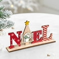 thumbnail image 2 of Matoen Christmas Table Signs Decorations Wooden Centerpiece Tabletop Santa Claus Wood Desktop Decor for Kitchen Home Xmas Holiday Party Supplies, 2 of 6