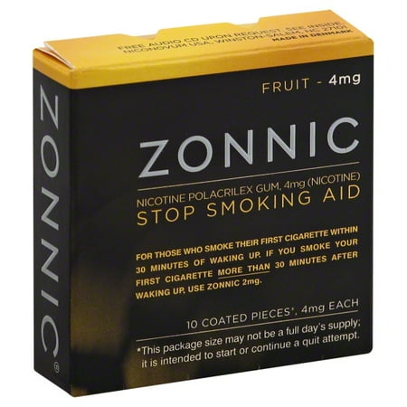 ZONNIC GUM FRUIT 4MG