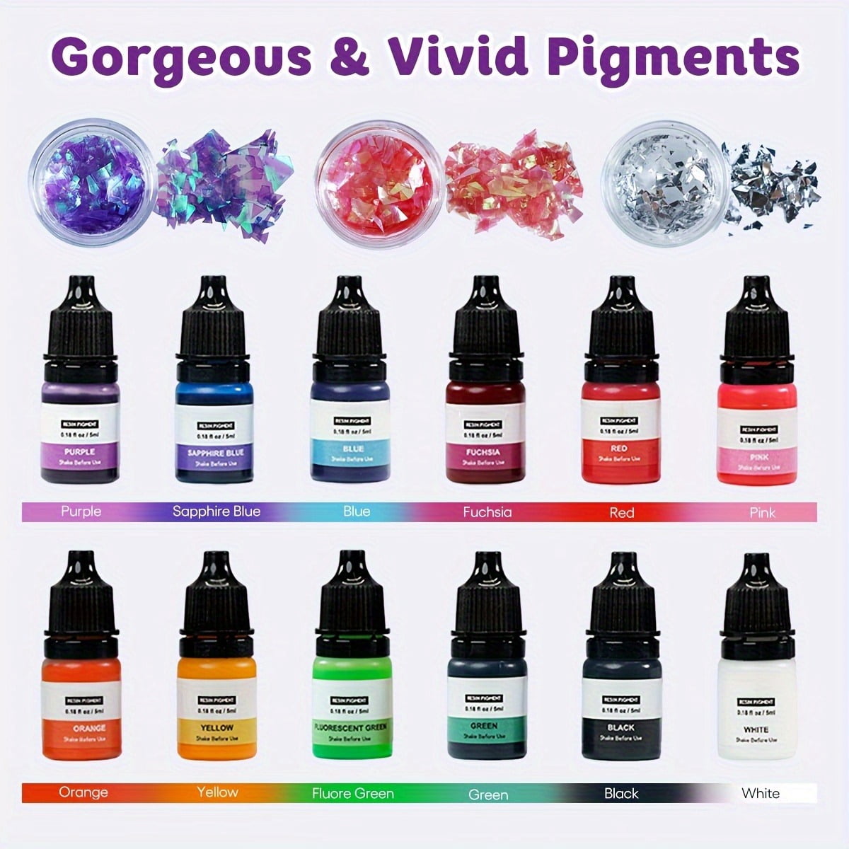 155pcs Epoxy Resin Jewelry Making Kit with 100+ Essential Art Supplies | Silicone Molds, Pigments, Decorations, Wishes Letters, Mixing Cups, Stirring Sticks | DIY Jewelry Earrings Keychain Necklace