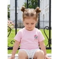thumbnail image 6 of Cenuakty Baby Girl T Shirts Short Sleeve Round Neck Soccer Letter Print Loose Tops Toddler T-Shirts, 6 of 9