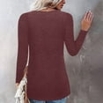 thumbnail image 4 of Pompotops Fashion Women Casual Loose Leapard Printed Irregular Splicing Round Neck Tees Tops, 4 of 8