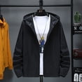 thumbnail image 6 of Summer Thin Skin Coats Men Breathable Sportswear Hooded Outwear Men Windbreaker Sun Protection Windbreaker Casual Jackets B73, 6 of 7