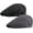 Grey/Black, variant on 2PCS&3PCS Men's Breathable Mesh Summer Hat Flat Cap Beret Ivy Gatsby Newsboy Cabbie Caps