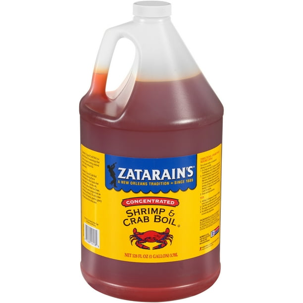 Zatarain's Crab Boil - Liquid, 1 gal Mixed Spices & Seasonings ...