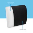 thumbnail image 2 of Bodipedic Essentials Lumbar Back Support Memory Foam Accessory Pillow, 2 of 4