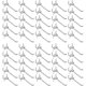 thumbnail image 1 of 50 Pcs Pegboard Hooks,wall Shelf Hooks For Display Pegboard Garage Store Tools Storage Hanger Wall Shelf Hooks, 1 of 5
