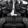 thumbnail image 5 of Premium Car Seat Covers for Chevy 99% Car Models,Breathable Leather Seat Covers for Chevy,Waterproof Anti-slip Car Seats Cushions for 5 Seats(Black), 5 of 8
