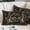 Black, variant on Black Spring Floral Pillow Covers, Linen Long Throw Pillow Case, Elegant Pastoral Flowers Birds Watercolor Holiday Pillow Protector Decorative Cushion Cover for Living Room/Bedroom 24" x 36"