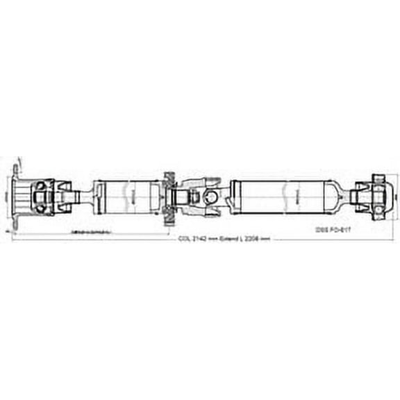 Drive Shaft Assembly Rear