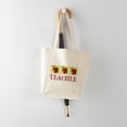 thumbnail image 6 of CafePress - Apple Teacher Tote Bag - Unisex Canvas Tote Bag, Beige, 1-Piece, 6 of 8