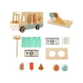 thumbnail image 1 of Juego de rol de tienda de juguetes de helado de madera, juego de comida y juguetes de cocina para niños de 3 años Estilo B, 1 of 10