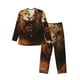 thumbnail image 1 of Balery Cool Fire Lion Pijama para Hombre de Dos Piezas con Manga Larga, Conjunto de Dormir y Descanso Suave con Bolsillos-Large, 1 of 7