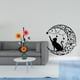 thumbnail image 2 of Dispensador de toallas de papel con forma de gato, antideslizante, vertical, para pañuelos, decoración de pared de metal, escultura negra, regalo para, 2 of 8