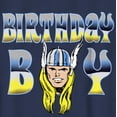 thumbnail image 2 of Boy's Marvel Birthday Boy Thor  Graphic Tee Navy Blue X Small, 2 of 4