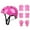 Pink, variant on Karymi 7Pcs/Set Children Kids Helmet Knee Elbow Pad Cycling Skate Bike Protecs Wal&mart Deals Flash Deal Boxing Day