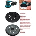 thumbnail image 3 of Almohadilla de lijado de 125 mm compatible con Makita 743081-8 (reemplazar BO5010 BO5041K) - Discos de lijado de 8 agujeros, 3 of 5