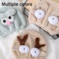thumbnail image 5 of Gorro de pelo seco absorbente suave para niños, toalla de secado rápido, conjunto de envoltura para la cabeza, 2 uds., 5 of 5