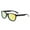 Black/Yellow, variant on Newbee Fashion - "Benji" Kyra Kids Keyhole Design Flash/Mirror Sunglasses Ages 1-10 Comfortable Fit with UV Protection