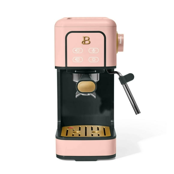 Beautiful machine à expresso mince avec pression de 20 bars, glaçage blanc par Drew Barrymore