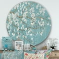 thumbnail image 2 of Designart 'arbre d'Avril Bleu' Art Mural Rond en Métal Style Ferme - Disque de 36, 2 of 5