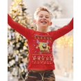 thumbnail image 2 of Tstars SpongeBob Reindeer Kids Funny Holiday Shirt Christmas Gifts for Boys Youth Long Sleeve T-Shirt, 2 of 6