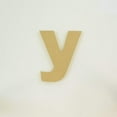 thumbnail image 2 of Package of 1, 12 Inch X 3/4" Thickness MDF Letter y in The Arial Font, Thick, Lower Case for Art & Craft Project, Made in USA, 2 of 4