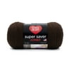 Red Heart Super Saver Jumbo #4 Medium Acrylic Yarn, Coffee 14oz/396g, 744 Yards