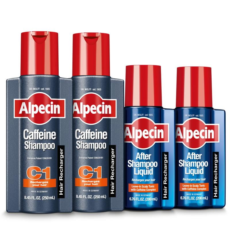 Alpecin Caffeine Shampoo + Scalp Tonic - Cleanses and Refreshes The Scalp  to Promote Natural Hair Growth - Walmart.com - Walmart.com