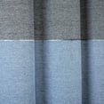 thumbnail image 4 of Lush Decor Color Block Ombre Yarn Dyed Eco-Friendly Recycled Cotton Shower Curtain Navy Single 72X72, 4 of 9