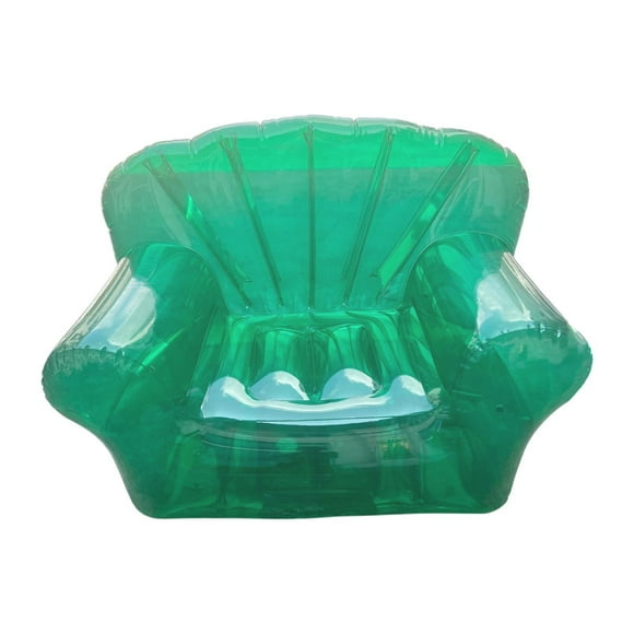 Silla inflable sofá sofá simple silla de sofá pvc cómodo sofá de sofá de sofá perezoso soplo para viajar en interiores al aire libre Verde