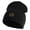 Black, variant on Arizona Sun Embroidered 8 inch Acrylic Short Blank Beanie - Black OSFM
